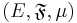  \underline{}(E,\mathfrak F,\mu)