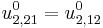 u^0_{2,21}=u^0_{2,12}