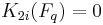 K_{2i}(F_q)=0