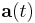 \mathbf{a}(t)\;