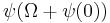 \psi(\Omega%2B\psi(0))