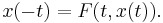 \,x(-t)=F(t,x(t)).