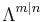 \Lambda^{m\mid n}