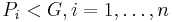 P_i < G, i=1, \dots ,n