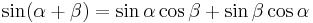 \sin (\alpha %2B\beta)=\sin \alpha \cos \beta %2B \sin \beta \cos \alpha