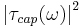 \left|\tau_{cap}(\omega)\right|^2