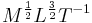 M^\frac{1}{2}L^\frac{3}{2}T^{-1}