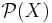 {\mathcal P}(X)