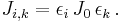 J_{i,k}=\epsilon_i \,J_0\,\epsilon_k\,.