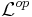 \mathcal{L}^{op}