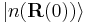 \, |n(\mathbf R(0))\rangle 