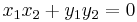 x_1 x_2 %2B y_1 y_2 = 0 \quad