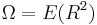 \Omega=E(R^2)