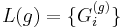 L(g) = \{G_{i}^{(g)}\}