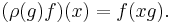 (\rho(g)f)(x)=f(xg).