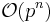 \mathcal{O}(p^n)