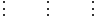 \qquad\vdots\qquad\vdots\qquad\vdots\,