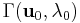 \Gamma(\mathbf u_0,\lambda_0)