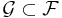 \mathcal{G}\subset\mathcal{F}