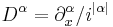  D^\alpha = \partial^\alpha_{x}/i^{|\alpha|} 