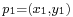 \scriptstyle p_1=(x_1,y_1)