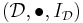 (\mathcal D,\bullet,I_{\mathcal D})