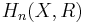 H_n(X, R)\ 