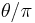 \theta/\pi