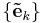 \{ \mathbf{\tilde{e}}_{k} \}