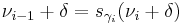 \nu_{i-1}%2B\delta=s_{\gamma_i}(\nu_i%2B\delta)