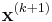 \mathbf{x}^{(k%2B1)}