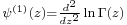 {\scriptstyle \psi^{(1)}(z)=\frac{d^2}{dz^2}\ln \Gamma(z)}