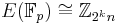 E(\mathbb{F}_p) \cong \mathbb{Z}_{2^{k}n}