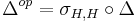 \Delta^{op} = \sigma_{H, H} \circ \Delta