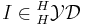 I\in {}^H_H\mathcal{YD}