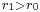 \scriptstyle{r_1 > r_0}