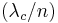 (\lambda_{c}/n)