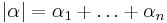 |\alpha|=\alpha_1%2B\ldots%2B\alpha_n