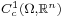  \scriptstyle C_c^1(\Omega,\mathbb{R}^n)