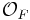 \mathcal O_F