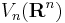 V_n(\mathbf{R}^n)