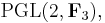 \operatorname{PGL}(2,\mathbf{F}_3),