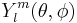 Y^m_l(\theta,\phi)