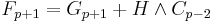 F_{p%2B1}=G_{p%2B1}%2BH\wedge C_{p-2}