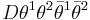 D \theta^1\theta^2\bar\theta^1\bar\theta^2