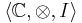 \langle\mathbb{C},\otimes, I\rangle