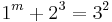 1^m%2B2^3=3^2\;