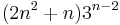 (2n^2%2Bn) 3^{n-2}