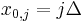  x_{0,j}=j\Delta