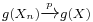 \scriptstyle g(X_n)\xrightarrow{p}g(X)